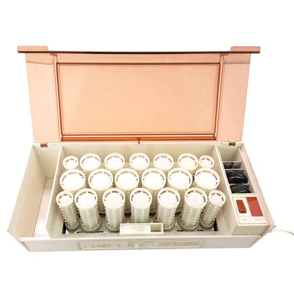 Vintage Clairol Kindness Deluxe 3-Way Hairsetter Hot Roller Clips Electric Works - Picture 5 of 16